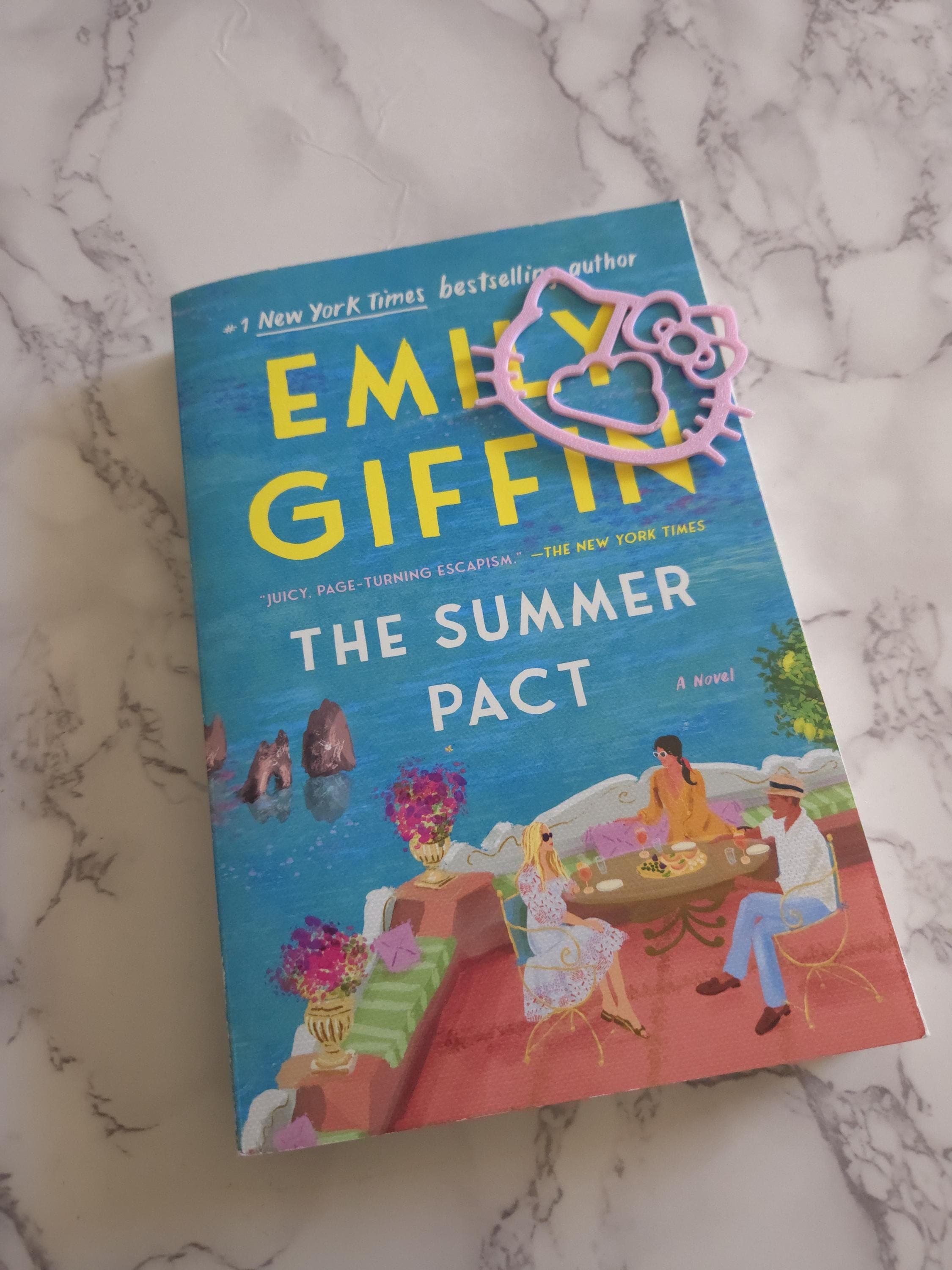 Pink Hello Kitty bookmark